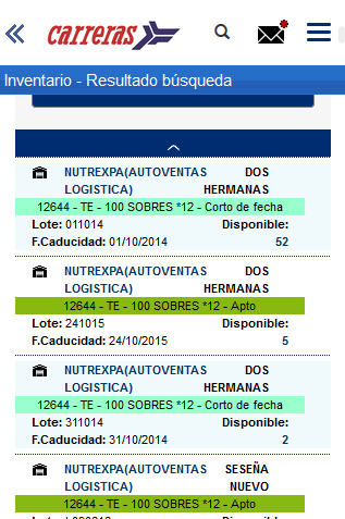 inventario cgl mobile
