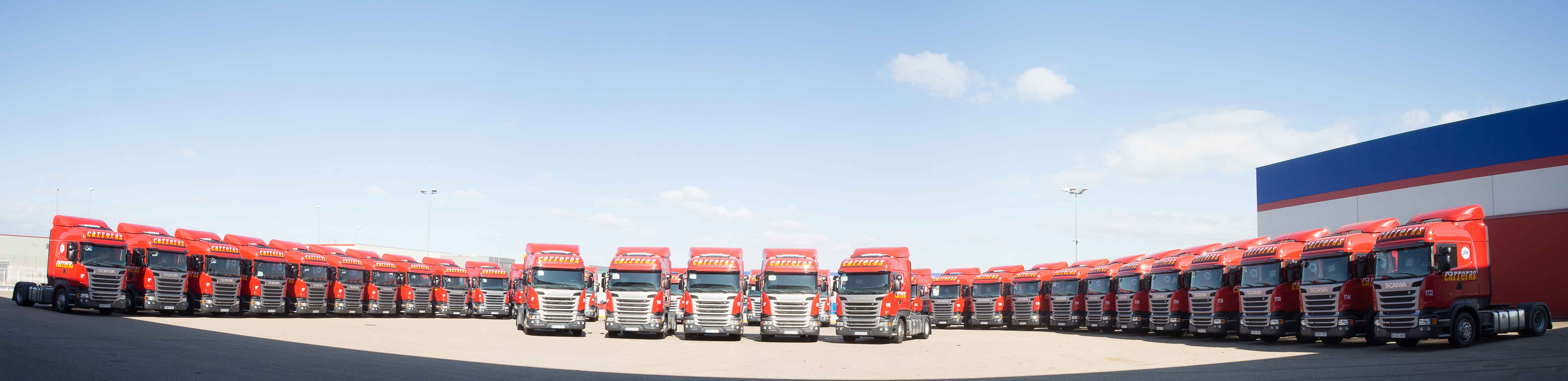 Carreras reduce emisiones con 50 nuevos camiones Scania Euro 6