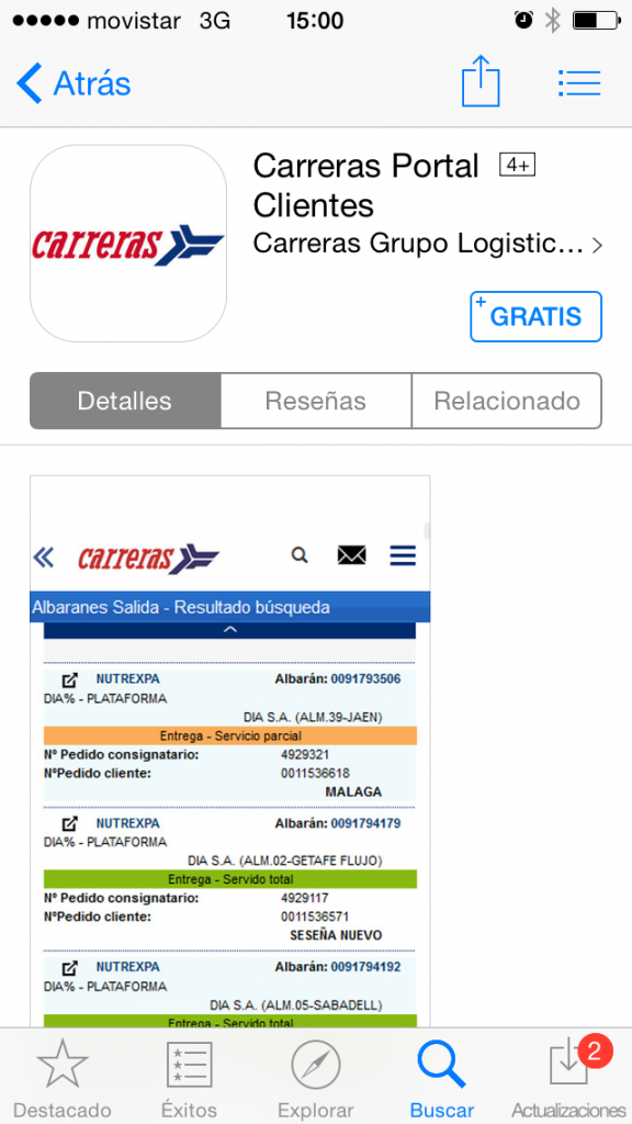 carreras app